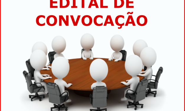 Edital de convocação de Assembleia Geral Extraordinária 20/03/2017