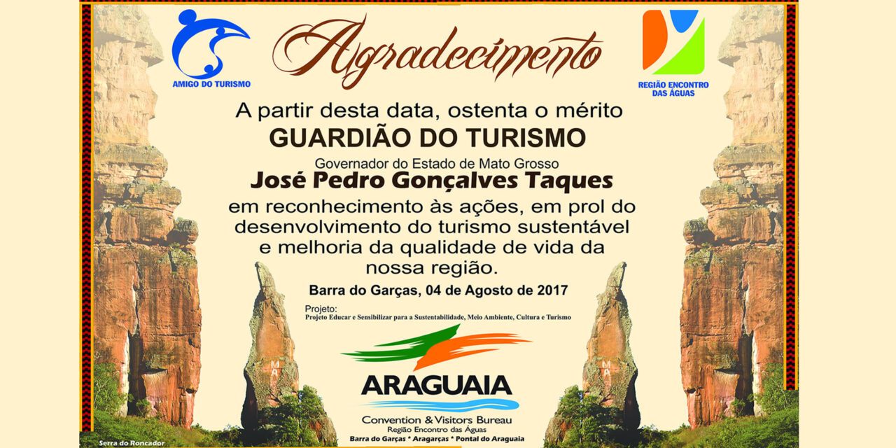Jantar Amigos do Turismo – Gov Pedro Taques
