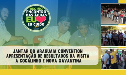 Jantar do Araguaia Convention – apresentação da visita a Cocalinho e Nova Xavantina